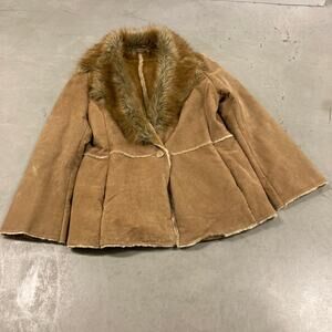 y2k afghan suede jacket